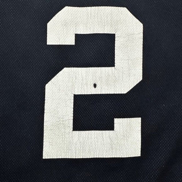 NY Yankees Navy and White Derek Jeter, #2 Baseball Jersey, Youth Large - Picture 6 of 8